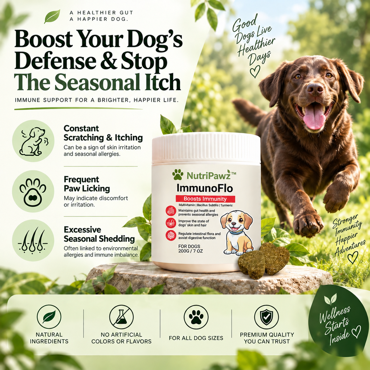 NutriPawz™ Advanced Dog Immunity Chews - Seasonal Allergy & All-In-One Health Support
